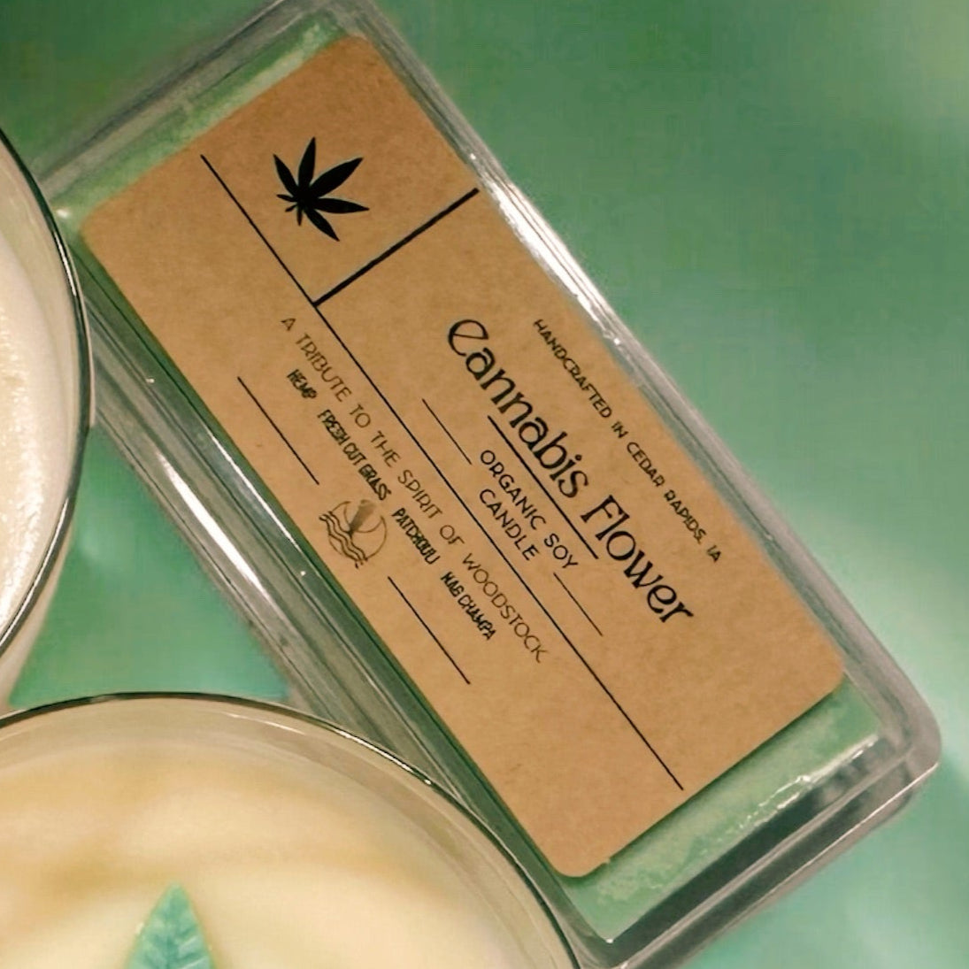 Cannabis Flower . 420  -  CANDLE & WAX MELTS -- by Moon Water Apothecary!