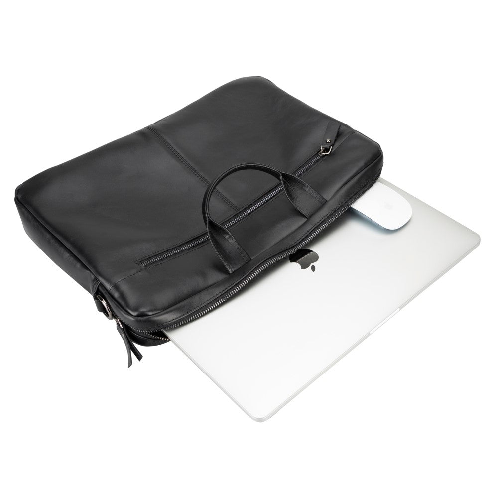 Apollo Leather Business Briefcase / Laptop Case 16"