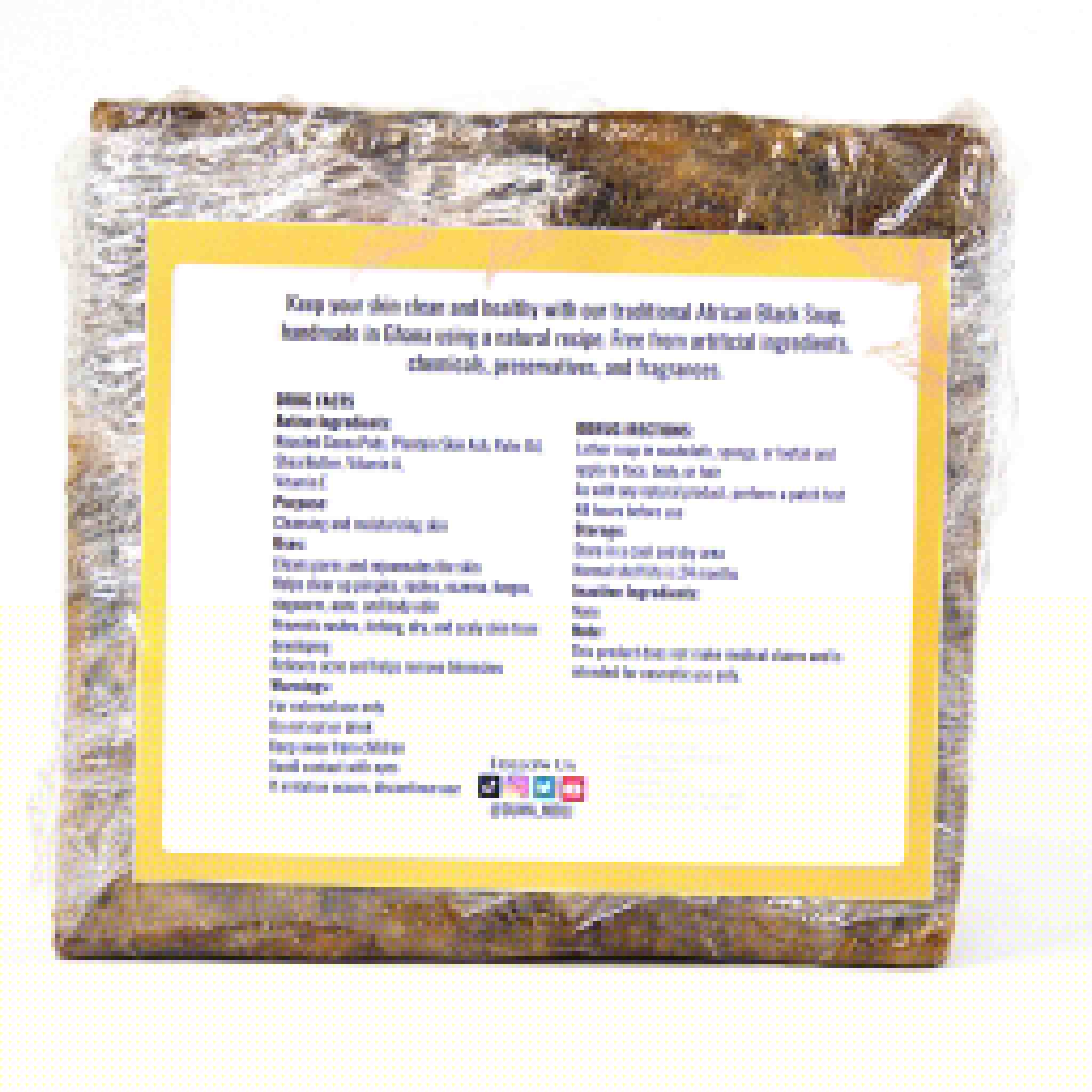 Authentic African Black Soap | Organic Skincare for Clear & Glowing Skin