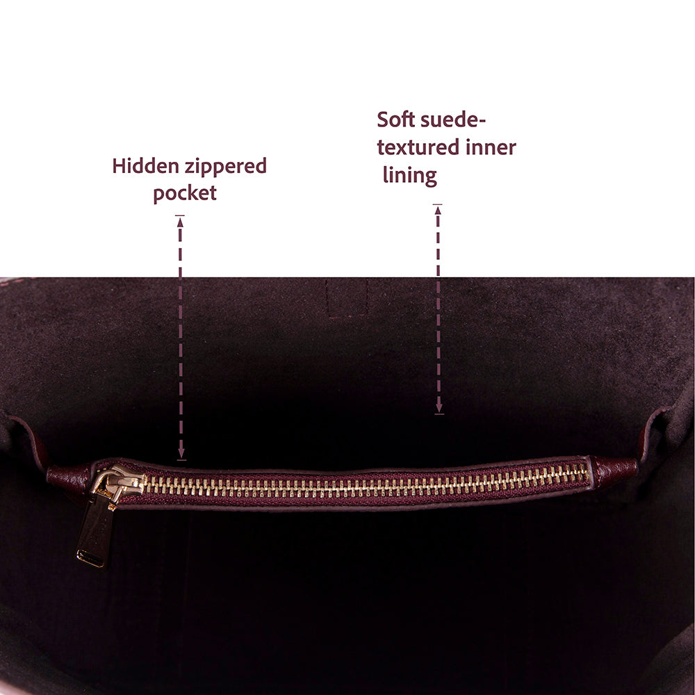 Azura Women’s Leather Shoulder Bag – Genuine Leather Handbag for Everyday Elegance | Minimal & Handcrafted