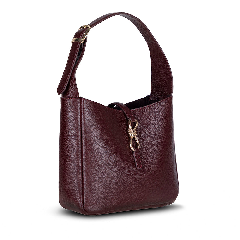 Azura Women’s Leather Shoulder Bag – Genuine Leather Handbag for Everyday Elegance | Minimal & Handcrafted