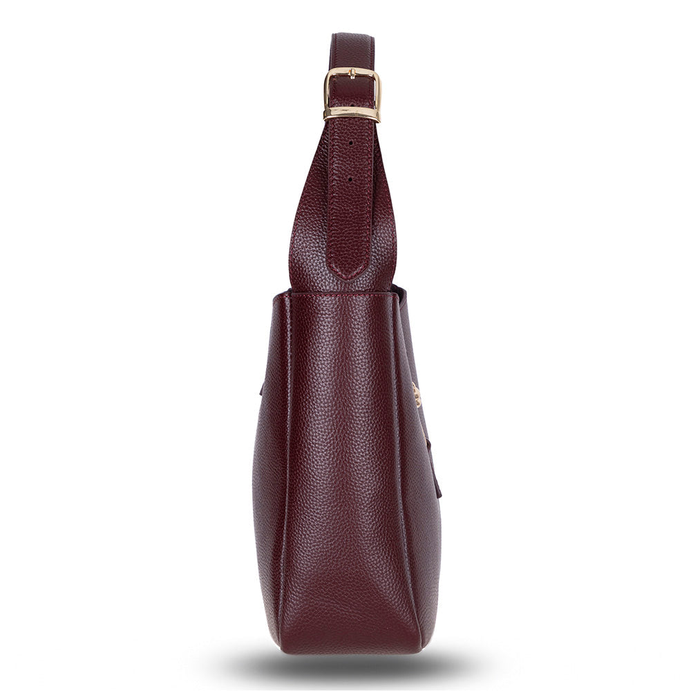 Azura Women’s Leather Shoulder Bag – Genuine Leather Handbag for Everyday Elegance | Minimal & Handcrafted