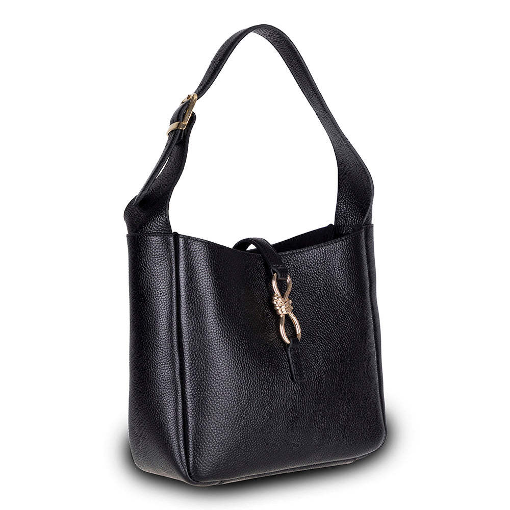 Azura Women’s Leather Shoulder Bag – Genuine Leather Handbag for Everyday Elegance | Minimal & Handcrafted
