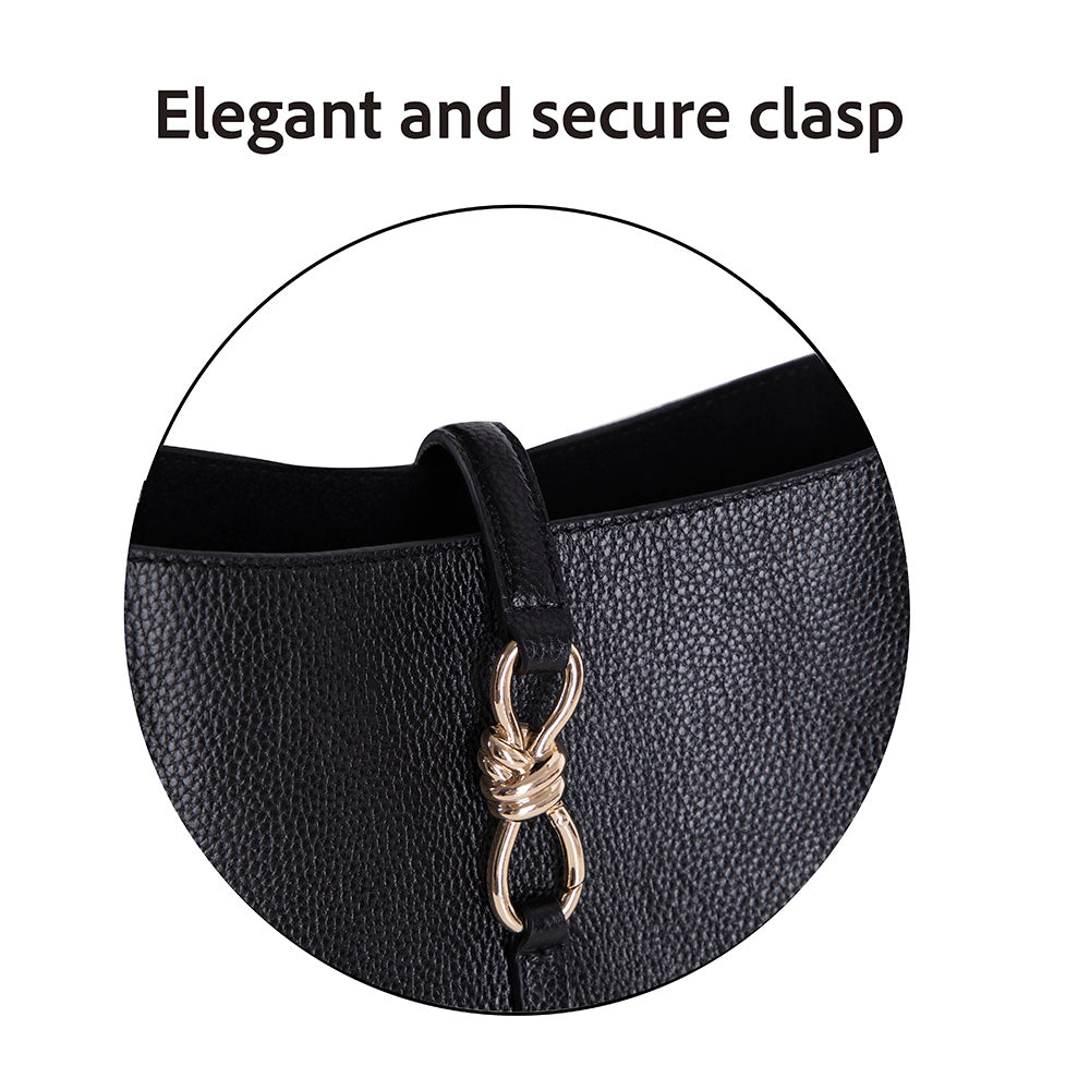 Azura Women’s Leather Shoulder Bag – Genuine Leather Handbag for Everyday Elegance | Minimal & Handcrafted