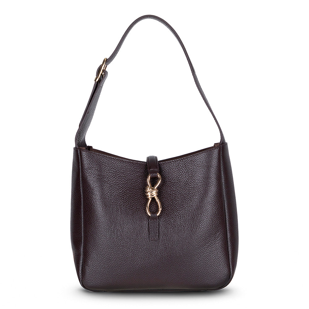 Azura Women’s Leather Shoulder Bag – Genuine Leather Handbag for Everyday Elegance | Minimal & Handcrafted