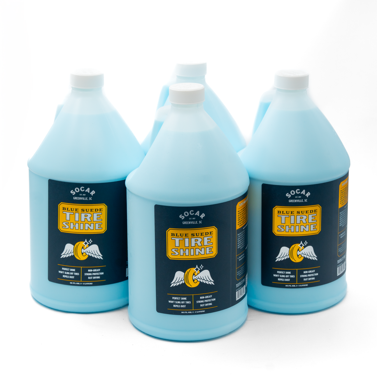 Blue Suede Tire Shine with Protect Shield Formula™