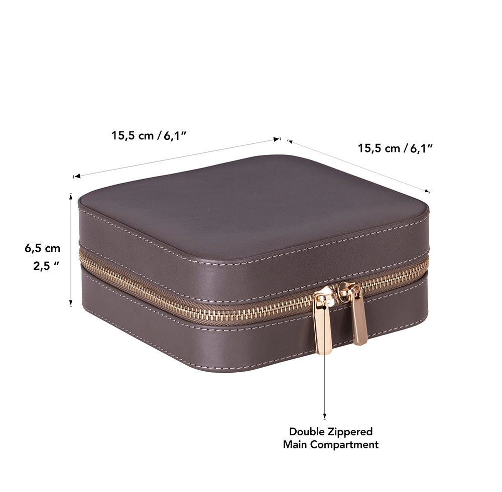 Amanda Leather Jewelry Box, Large