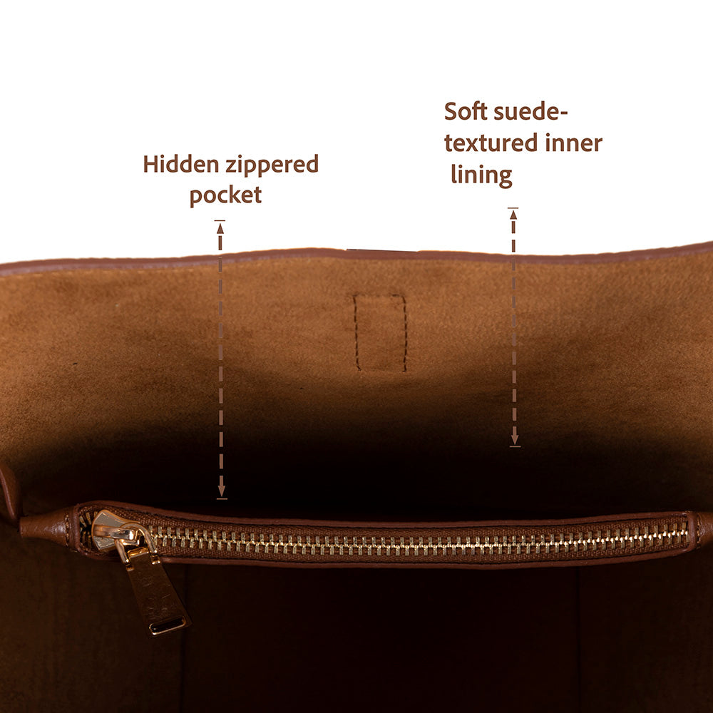 Azura Women’s Leather Shoulder Bag – Genuine Leather Handbag for Everyday Elegance | Minimal & Handcrafted