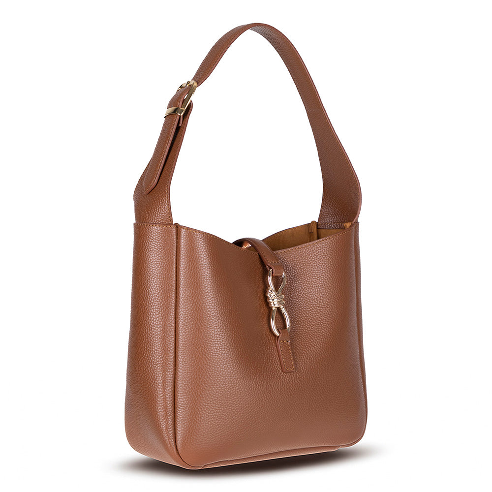 Azura Women’s Leather Shoulder Bag – Genuine Leather Handbag for Everyday Elegance | Minimal & Handcrafted