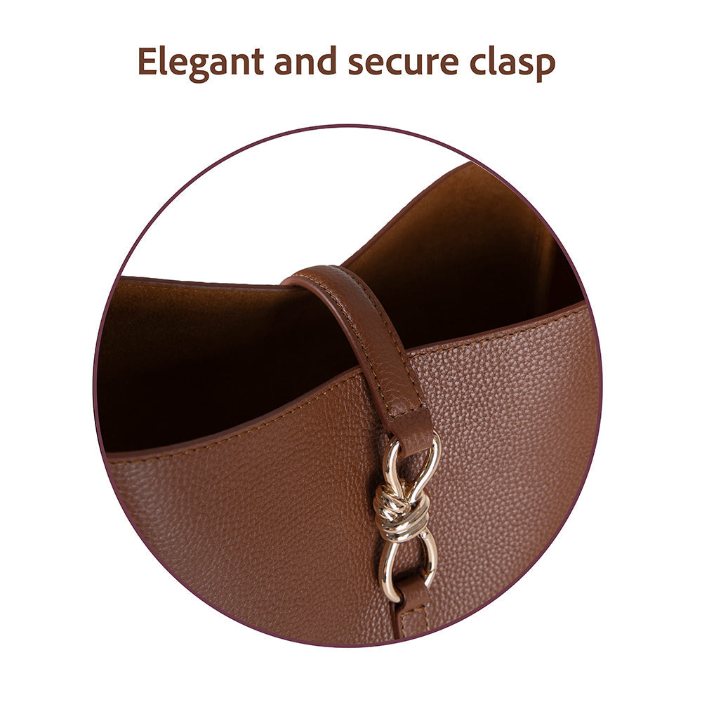 Azura Women’s Leather Shoulder Bag – Genuine Leather Handbag for Everyday Elegance | Minimal & Handcrafted