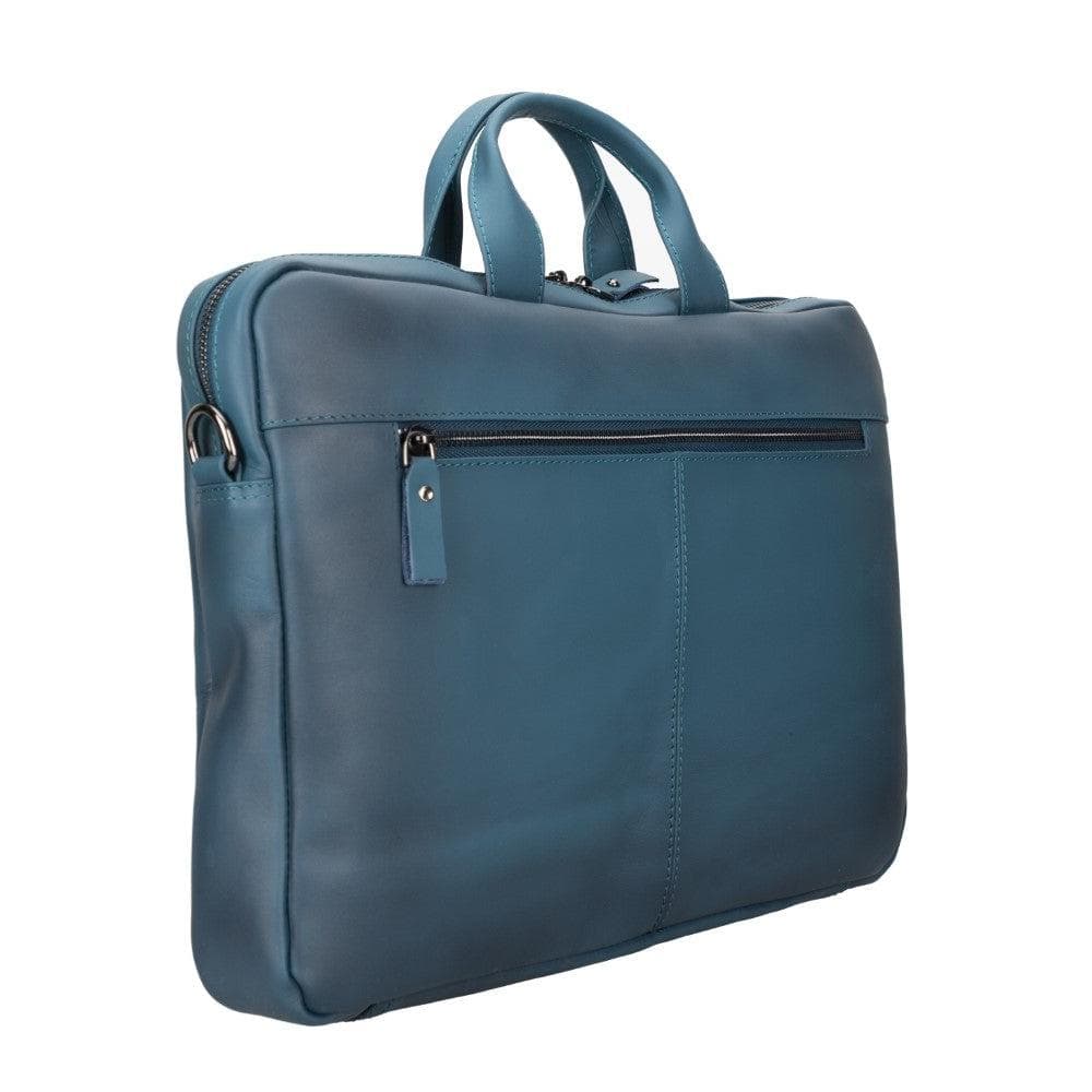 Apollo Leather Business Briefcase / Laptop Case 14"