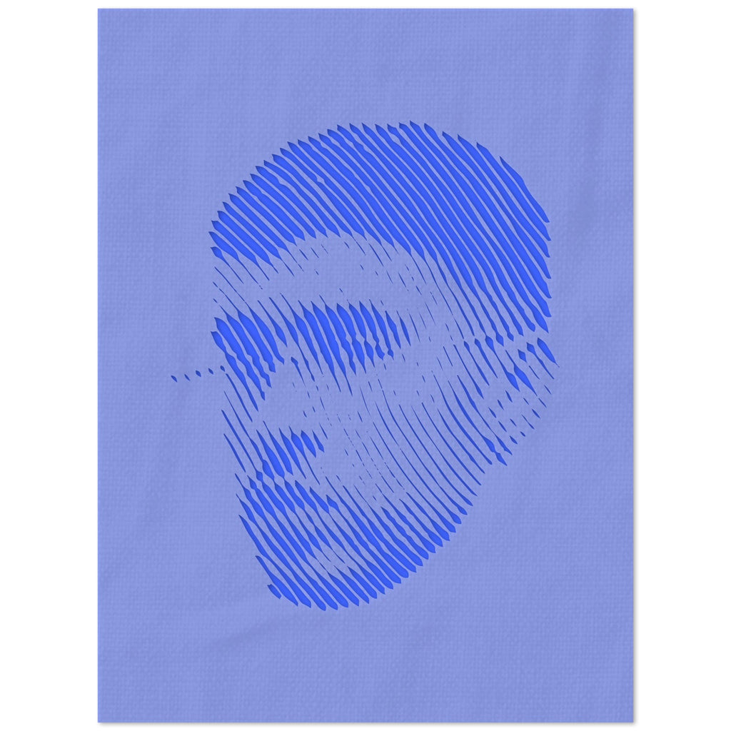 Bad Bunny Halftone Stencil