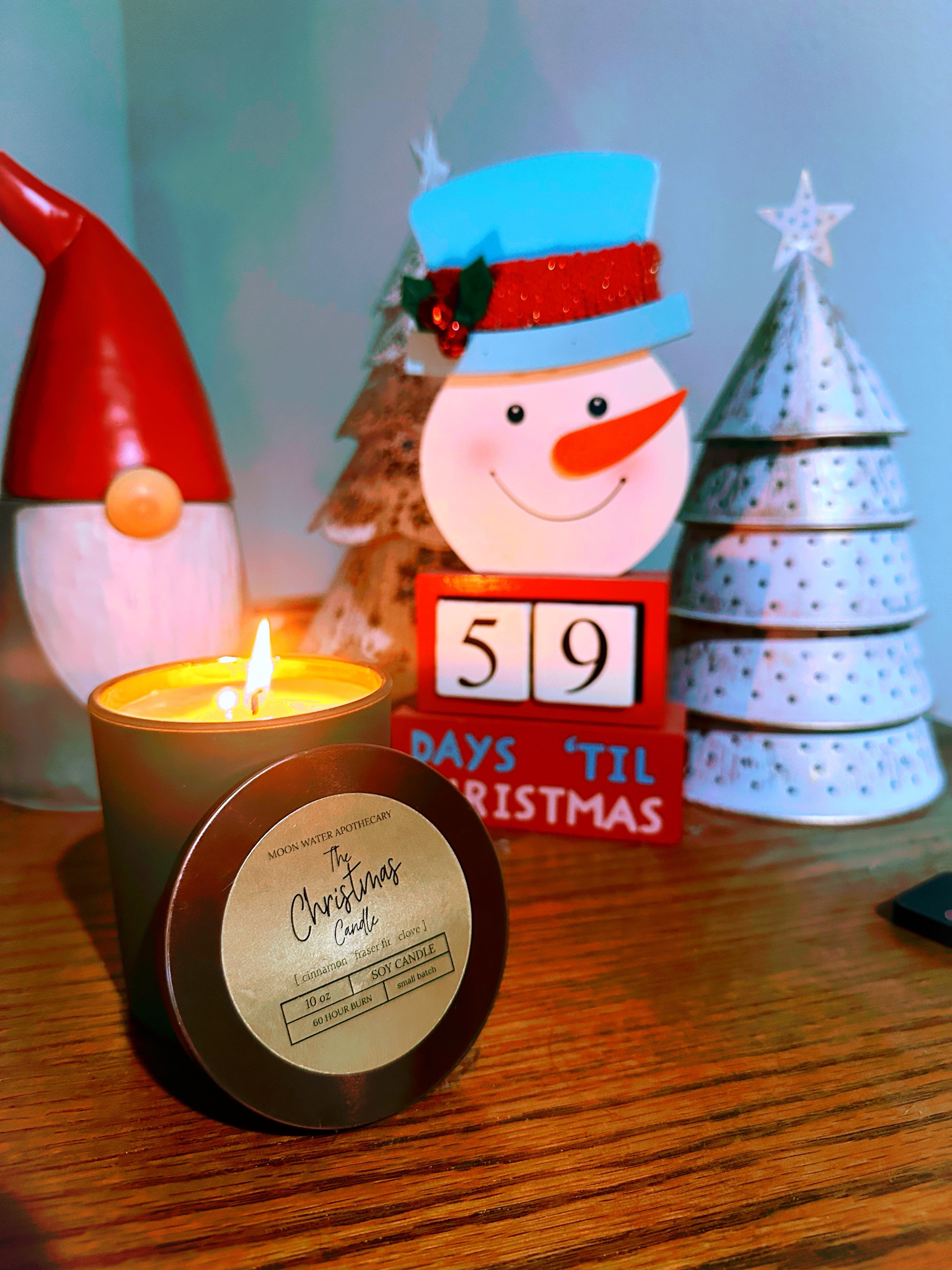 "The Christmas Candle" SEASONAL TOP SELLER! by Moon Water Apothecary
